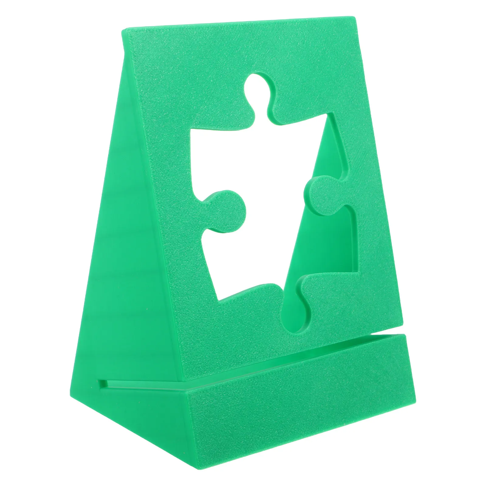 Puzzle-Deckelständer für Erwachsene - Vielseitig Einsetzbar für Große und Kleine Boxen - Schützender Puzzle-Präsentationsständer in Stilvollem Grünen Finish