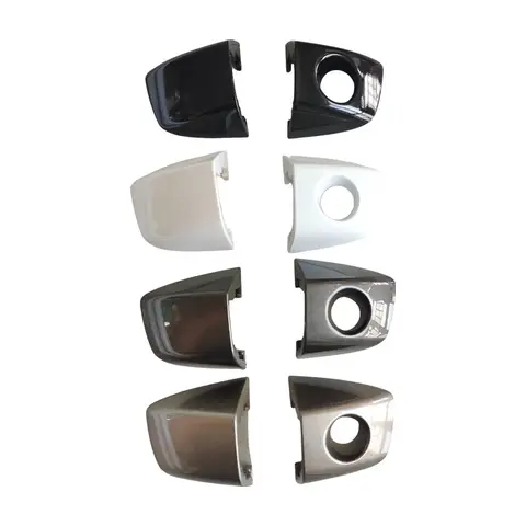 LHD 전면 왼쪽 오른쪽 문짝 핸들 캡 키 홀 잠금 커버 트림, 아우디 A6 C7 A7 2012-2015 2016 2017 2018 4H1837879 4H0837880 용, 1 개