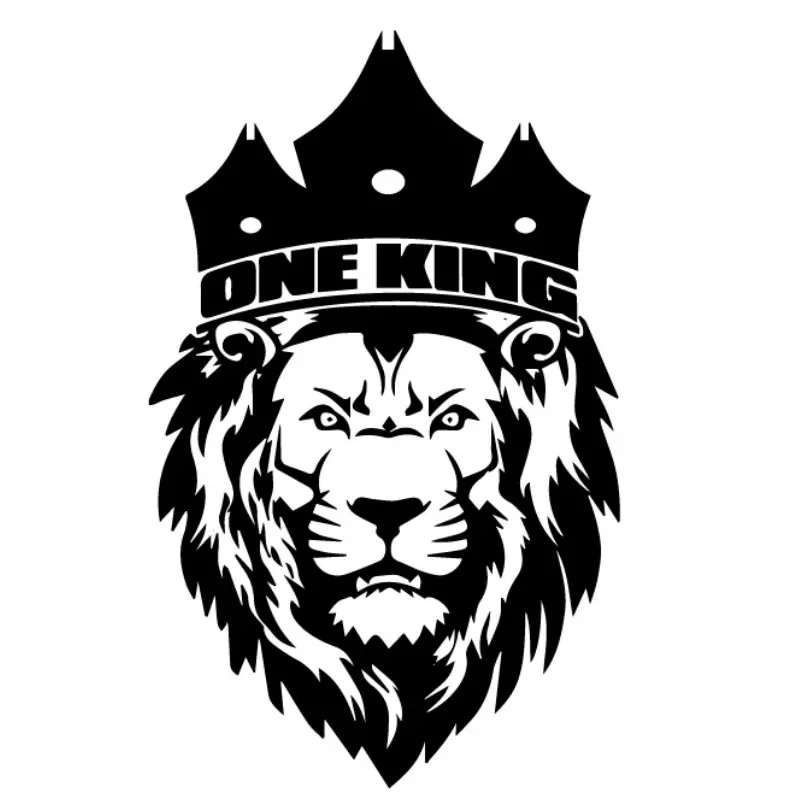 Lion Car Stickers Window Decal PVC Art Pattern Body Waterproof 15cm*15cm