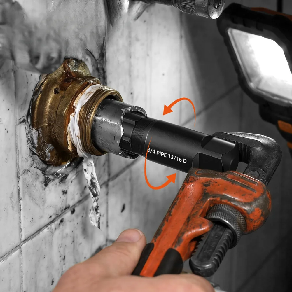 

Steel Pipe Extractor Tools for Broken Threaded Pipe Fittings Removal 6 Sizes Including 1/8 1/4 3/8 1/2 3/4 1 Inch