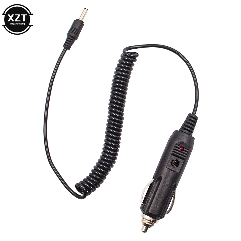 Cargador de coche de 12V, Cable adaptador de corriente DC 3,5x1,35, encendedor de cigarrillos, cámara de salpicadero, resorte curvo electrónico para perros, 1,5 M, accesorios para coche