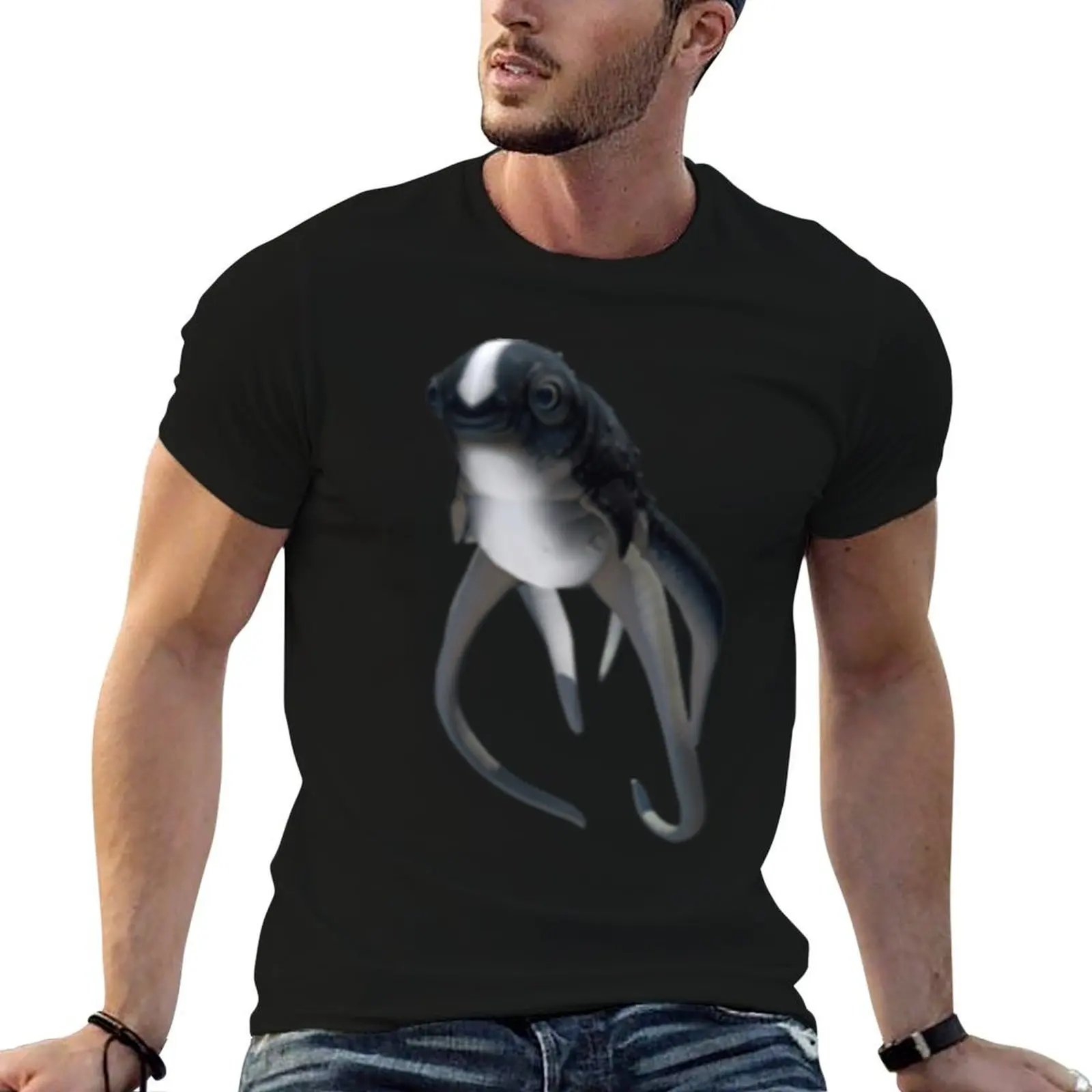 cuddlefish Classic . T-Shirt Retro Style Print Casual Top