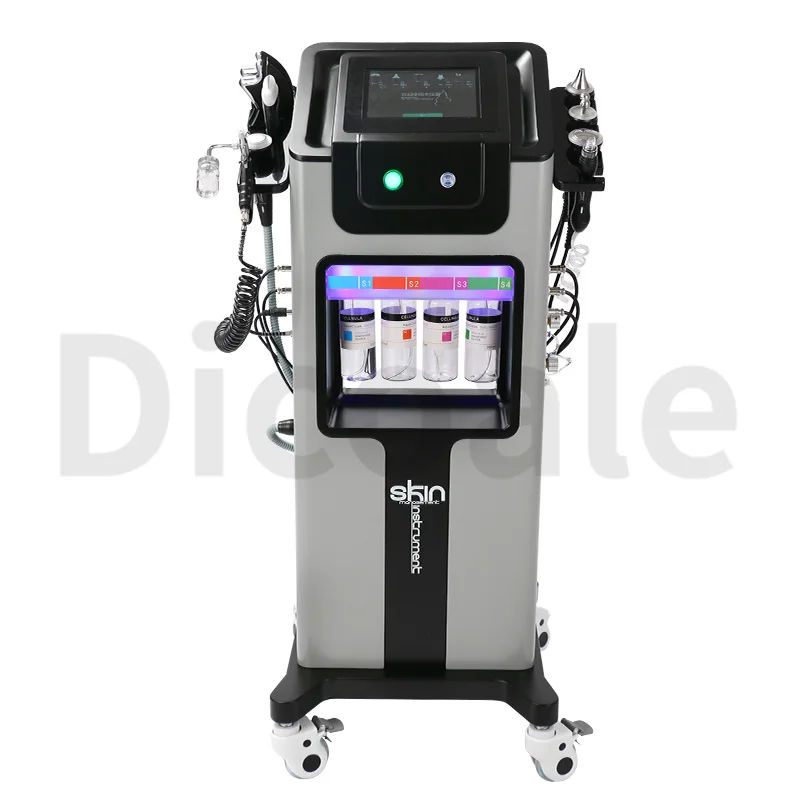 

2024 Hydrafacy Oxygen Facial 8/10 в 1 Hydra Water Peel Микродермабразия Отшелушивание Очистка кожи Дермабразия Салонная машина