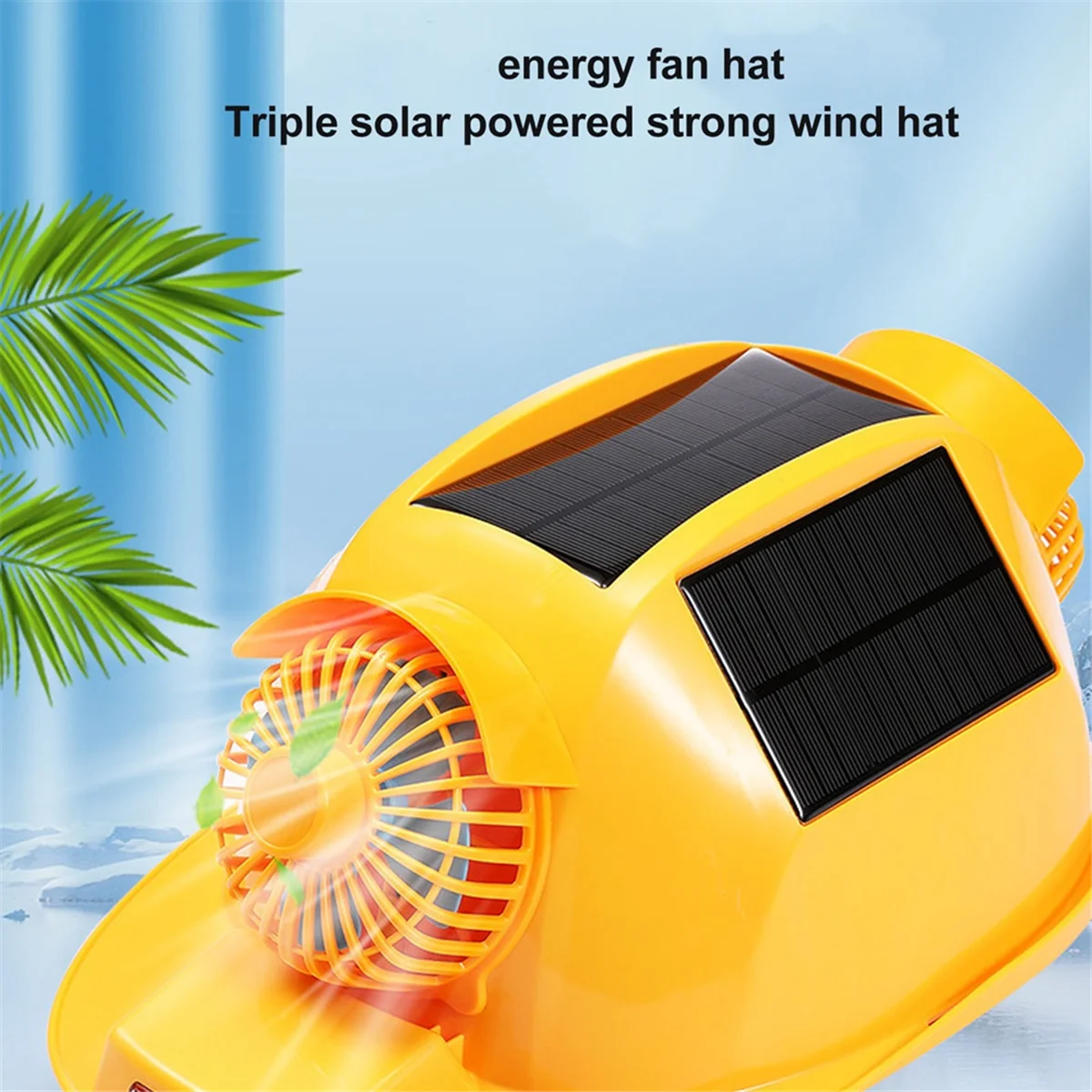 

Popular_Hard Hat Double Fan Helmet with Light Solar Safety Helmet