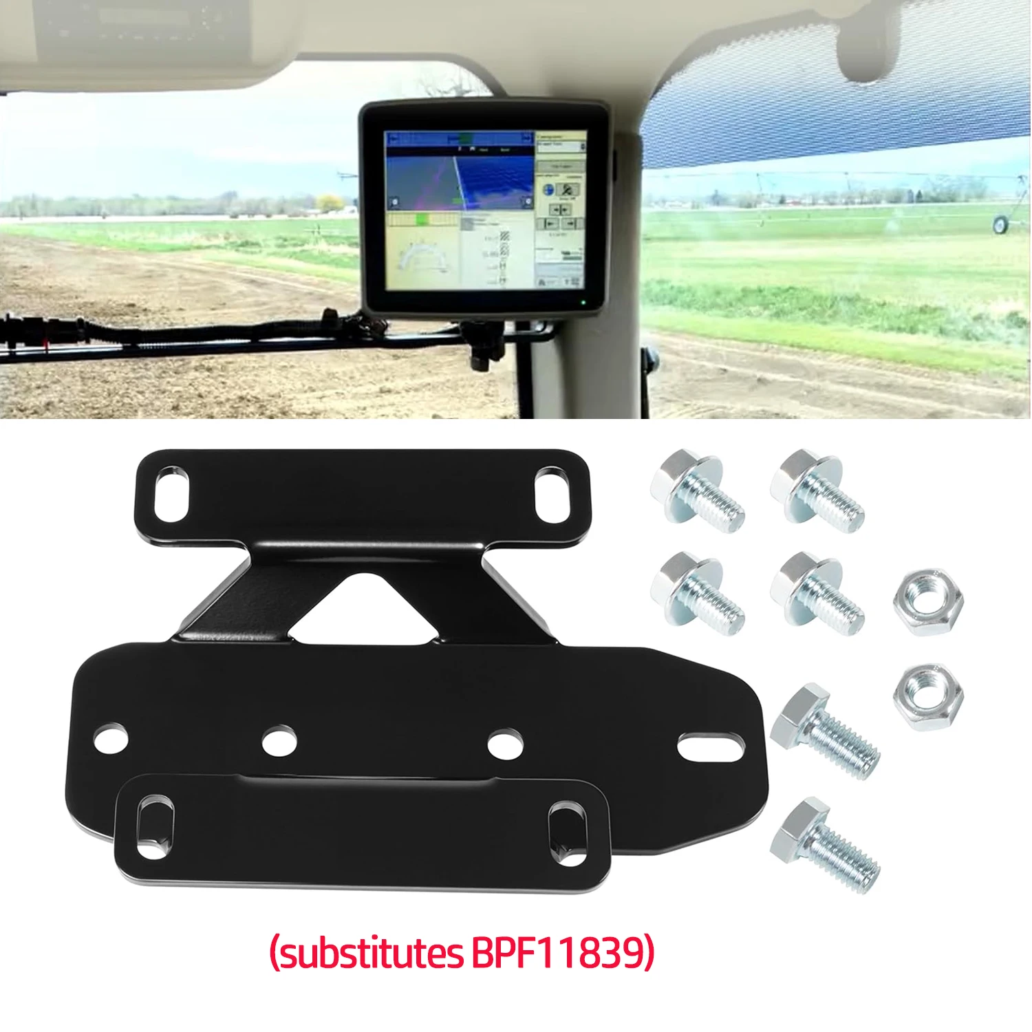 BPF11839 Display Module Mounting Bracket Universal For John Deere G5, GEN 4/ 5, G5Plus, 4640, 4240, 4200 Displays Screen Monitor