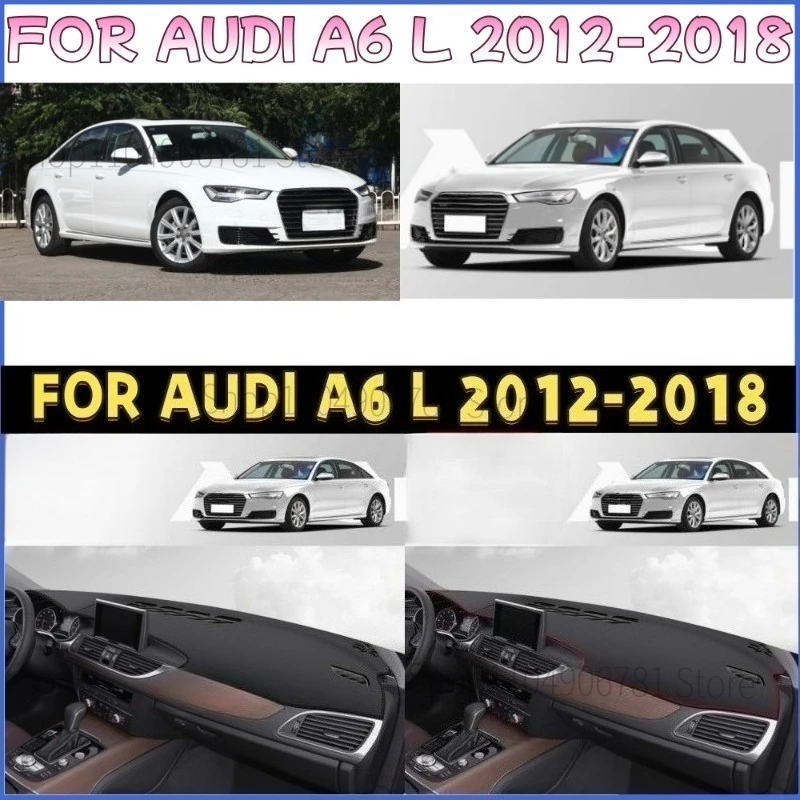 

FOR AUDI A6 L 2012-2018 Car Dash Mat Dashmat Dashboard Mat Cover Sun Shade Dash Board Cover Carpet Accessories