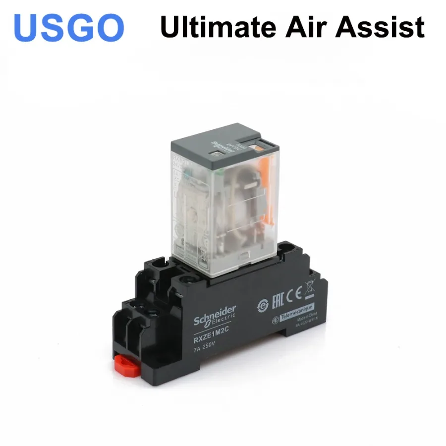 USGO Ultimate Air Assiast Set Pneumatisch magneetventielais 6 mm voor CO2-lasersnij- en graveermachine