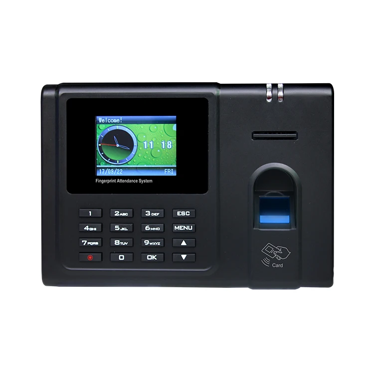 Id Card Time Recording Fingerprint Attendance Machine WiFi LCD Display Cloud Storage OEM/ODM Open SDK