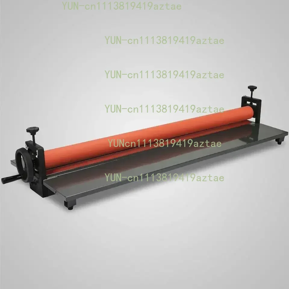 130x38x22 cm Cold Laminator Machine Manual Vinyl Photo Film Cold Laminator Hand Crank Pressure Cold Roll Laminator