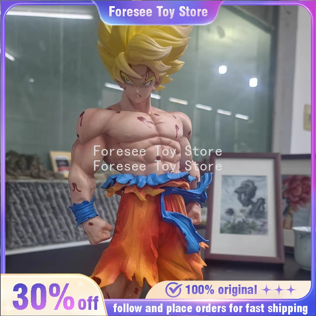 

New 31cm Kakarotto Figures ‌DRAGON BALL Anime Figures Battle Damage Collection Desktop Ornament Decorations Best Gifts for Boys