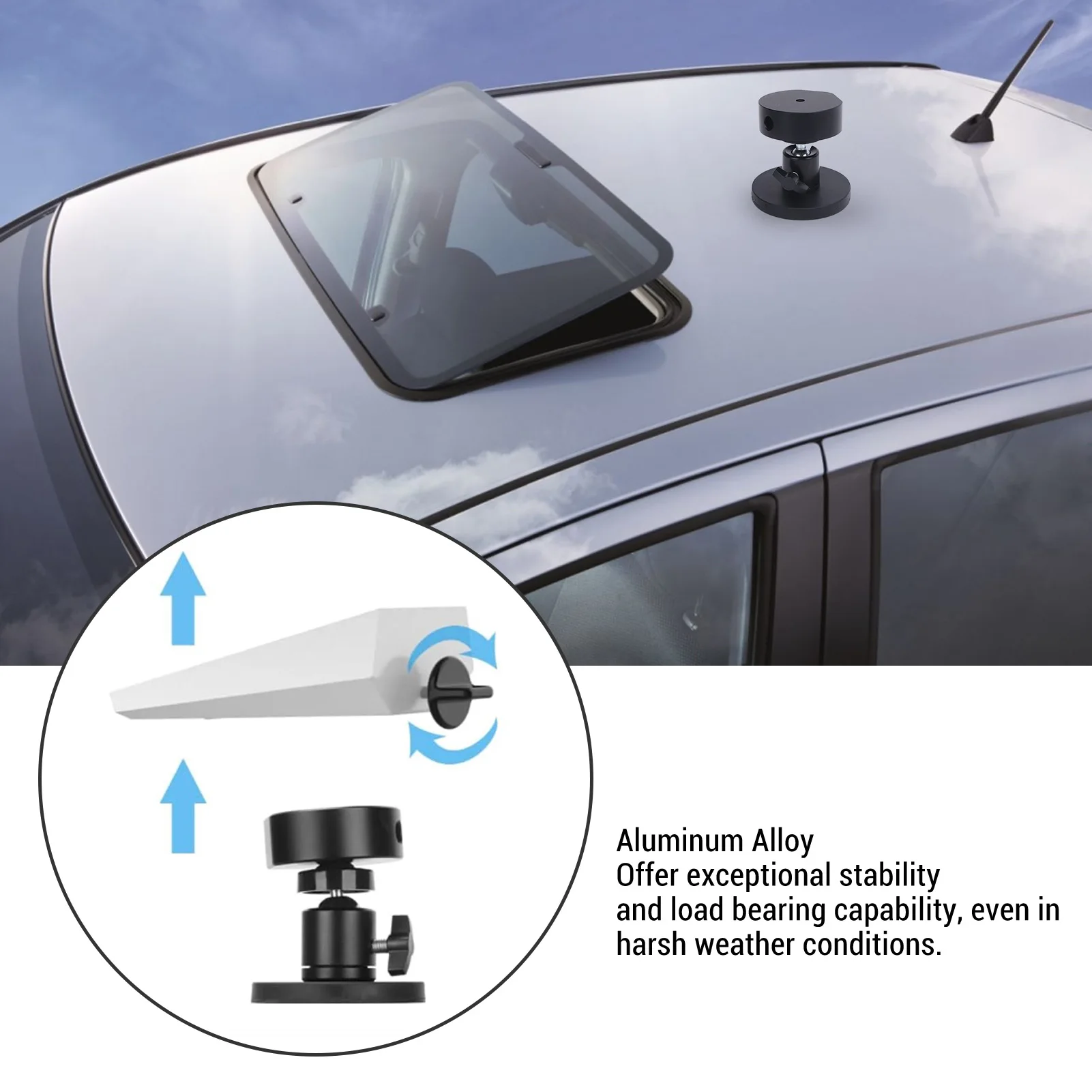 

Trailer Mo Roof Magnetic Roof Rack Magnetic Mount Easy Installation Secure Placement for Trailer
