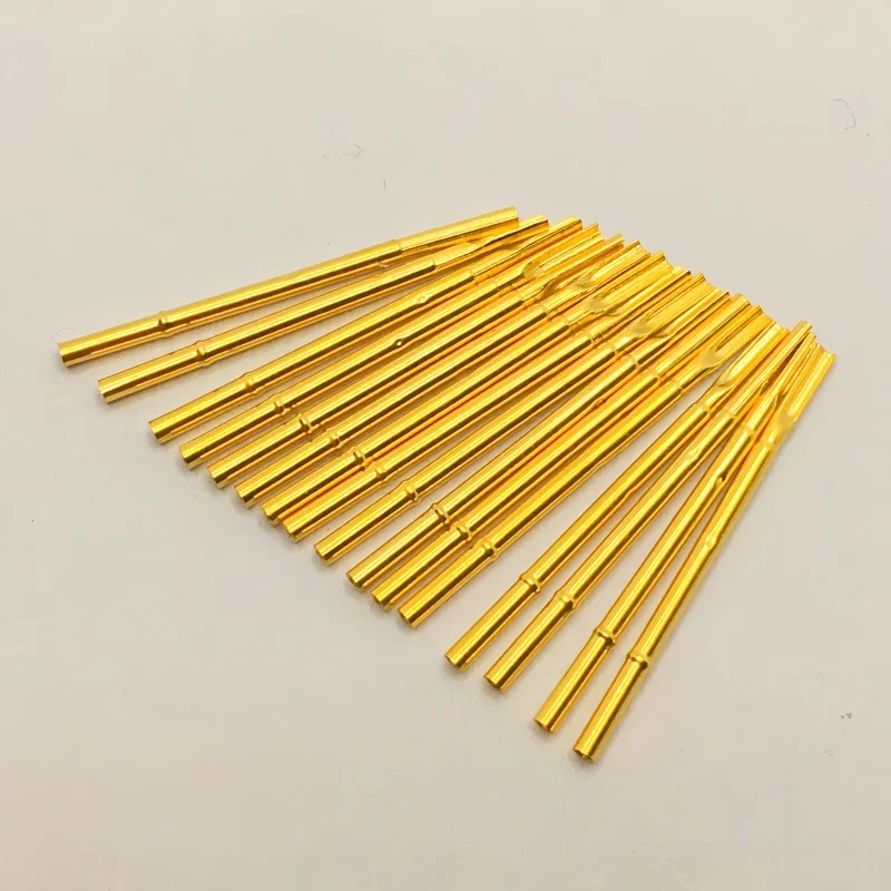 20/100PCS R50-3S Test Pin P50-B Receptacle Brass Tube Needle Sleeve Seat Solder Connect Probe Sleeve Length17.5mm Dia 0.86mm