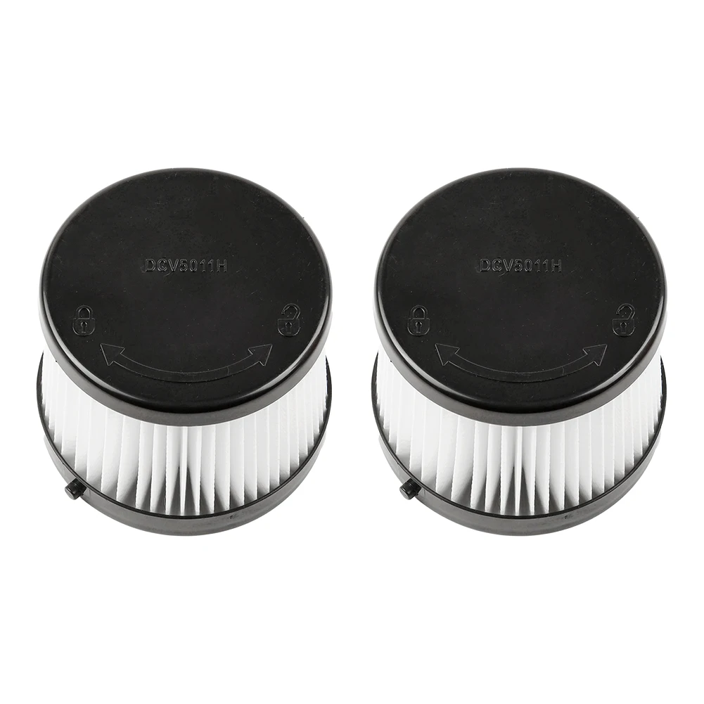 2pcs DCV501HB Filter For DCV501HB 20V Cordless Handheld Vacuum, # DCV5011H Household Cleaning Tools White / Black