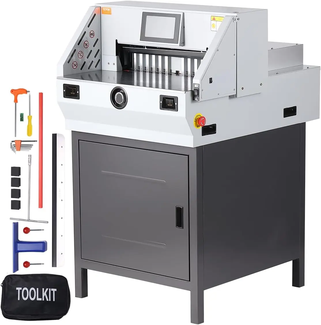 Electric Paper Cutter, Heavy-Duty Trimmer with 19 in (482.6 mm) Cutting Width, 3.14 in (80 mm) Cutting Thickness, Electric Paper