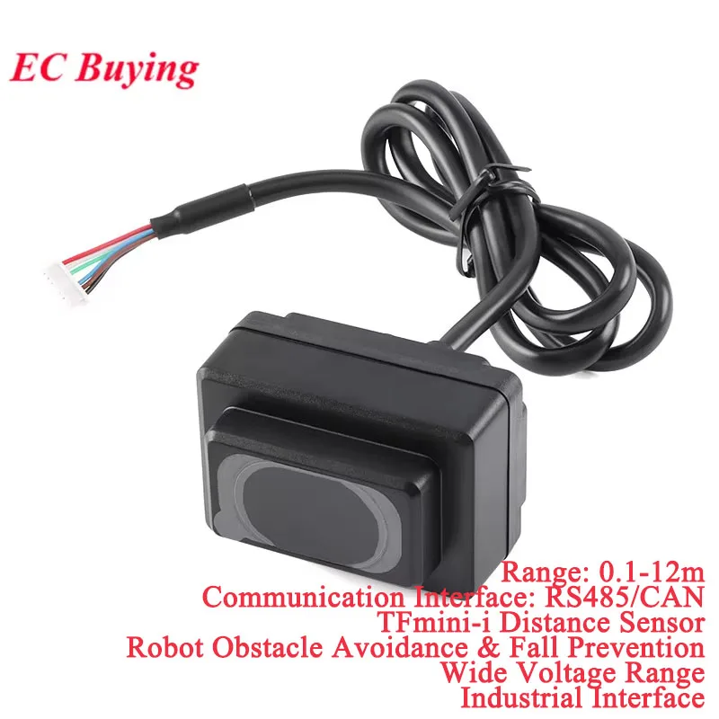 TFmini-i ToF Laser Lidar LiDAR Ranging Sensor Module Communication Interface CAN RS485 0.1-12M Single Point Micro Rang TFmini