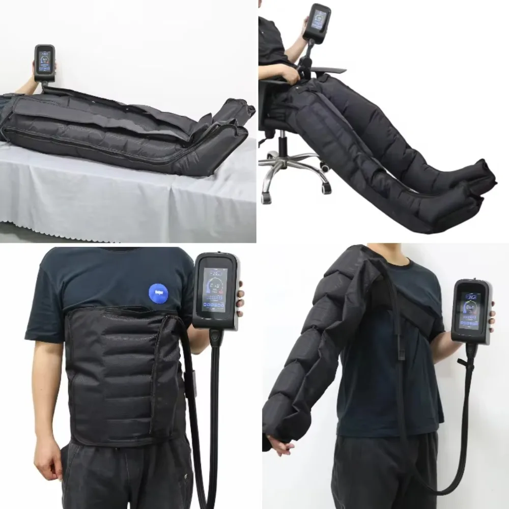 Lymphatic Drainage Massage Foot Waist Leg Air Compression Massager Recovery Pump Boots for Massage Therapy Sports Recovery