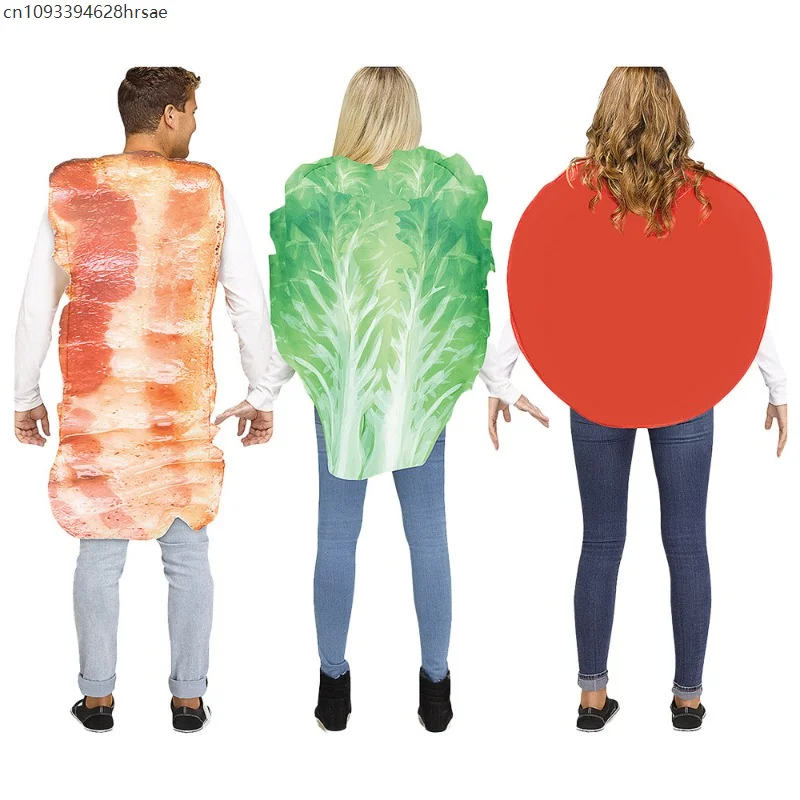 

2025 Halloween Vegetable and Fruit Role Playing Printed Costume Carnival Party Performance Costume Women