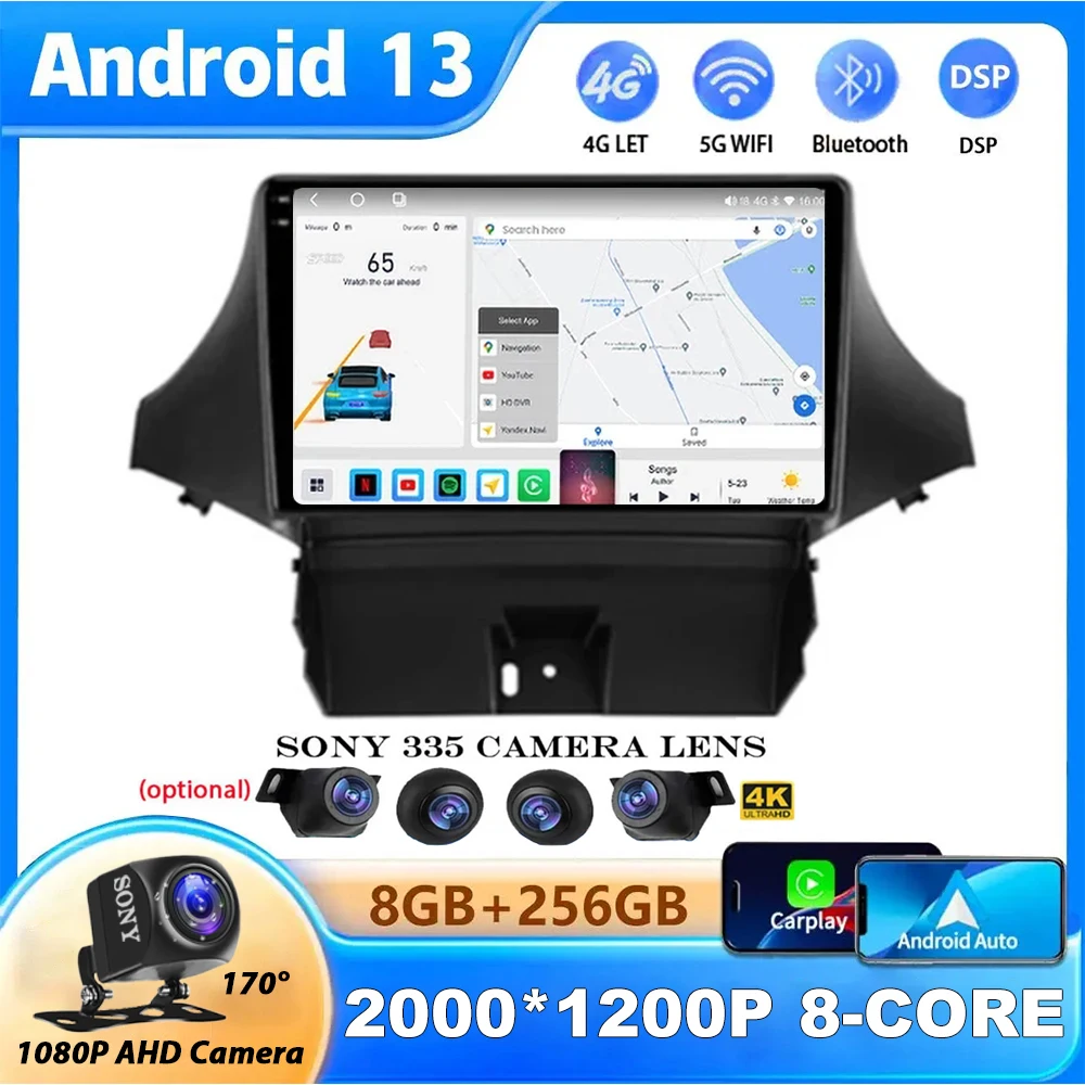 

2K QLED Android 13 For Chevrolet Orlando 2010 - 2018 Multimedia Navigation GPS Auto Radio Player Car Stereo Carplay NO DVD DSP