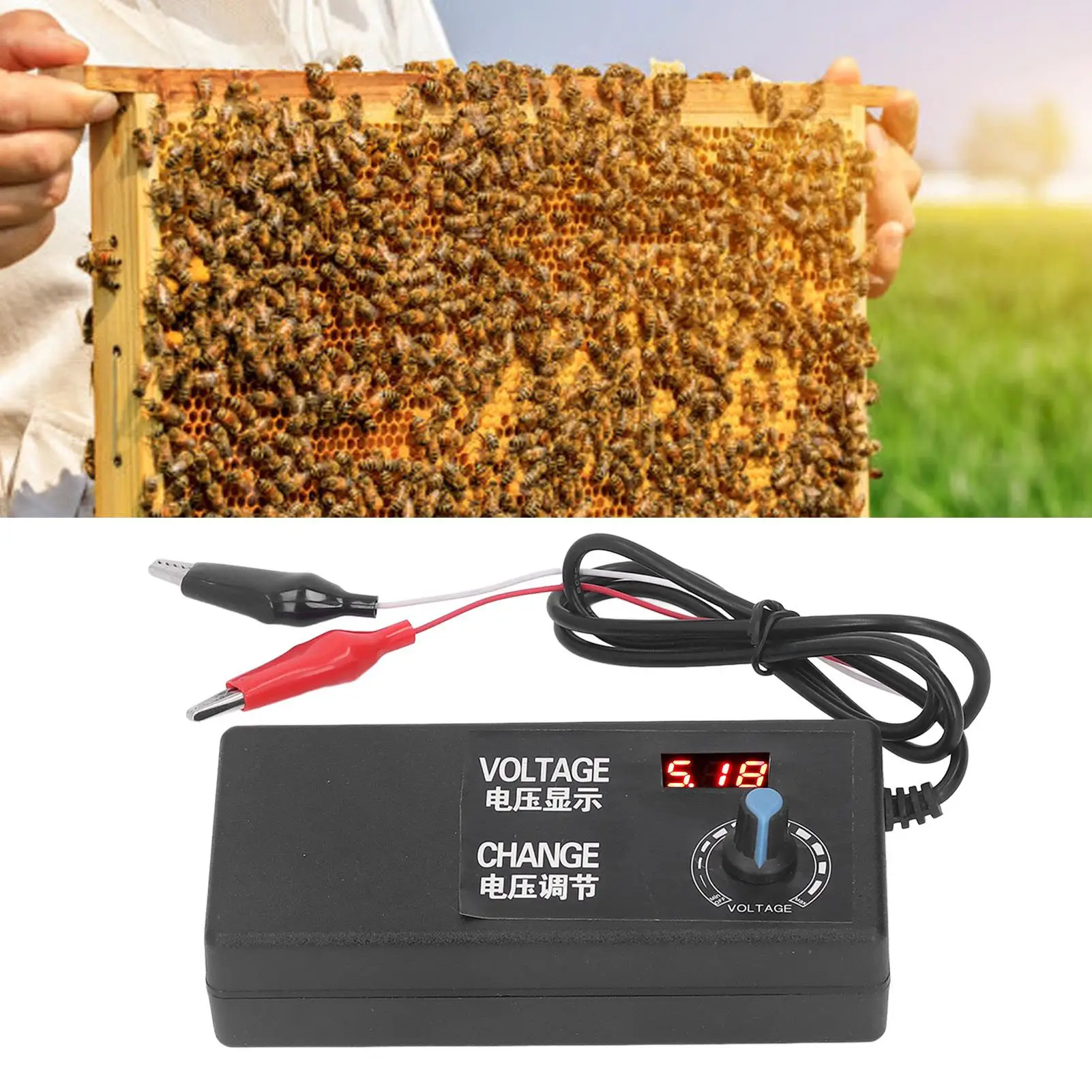 12V 5A Electric Beekeeping Embedder Heating Tool for Hive Insulation - Essential Apiculture Equipment