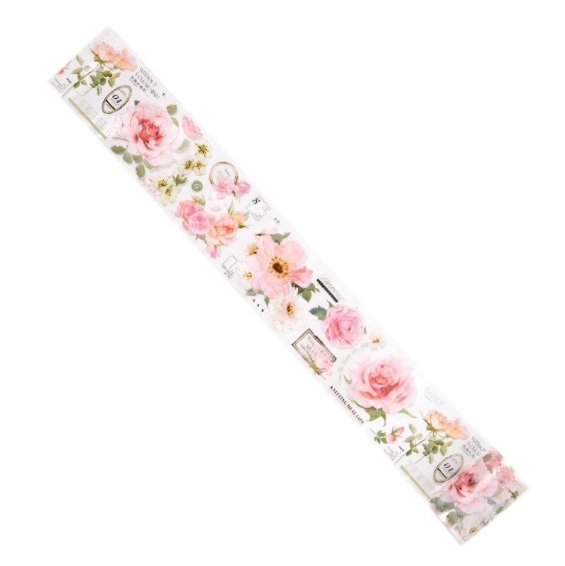 1pcs/1lot Decorative Adhesive tapes  withered rose masking tapes Junk Journal Scrapbooking stikcers DIY