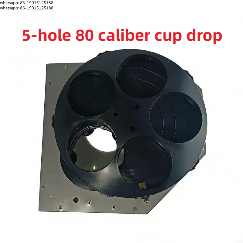 Brand New 5-Hole 80mm Cup Dispenser with Slot Photoelectric Switch Turntable for Coffee Machine Accessories