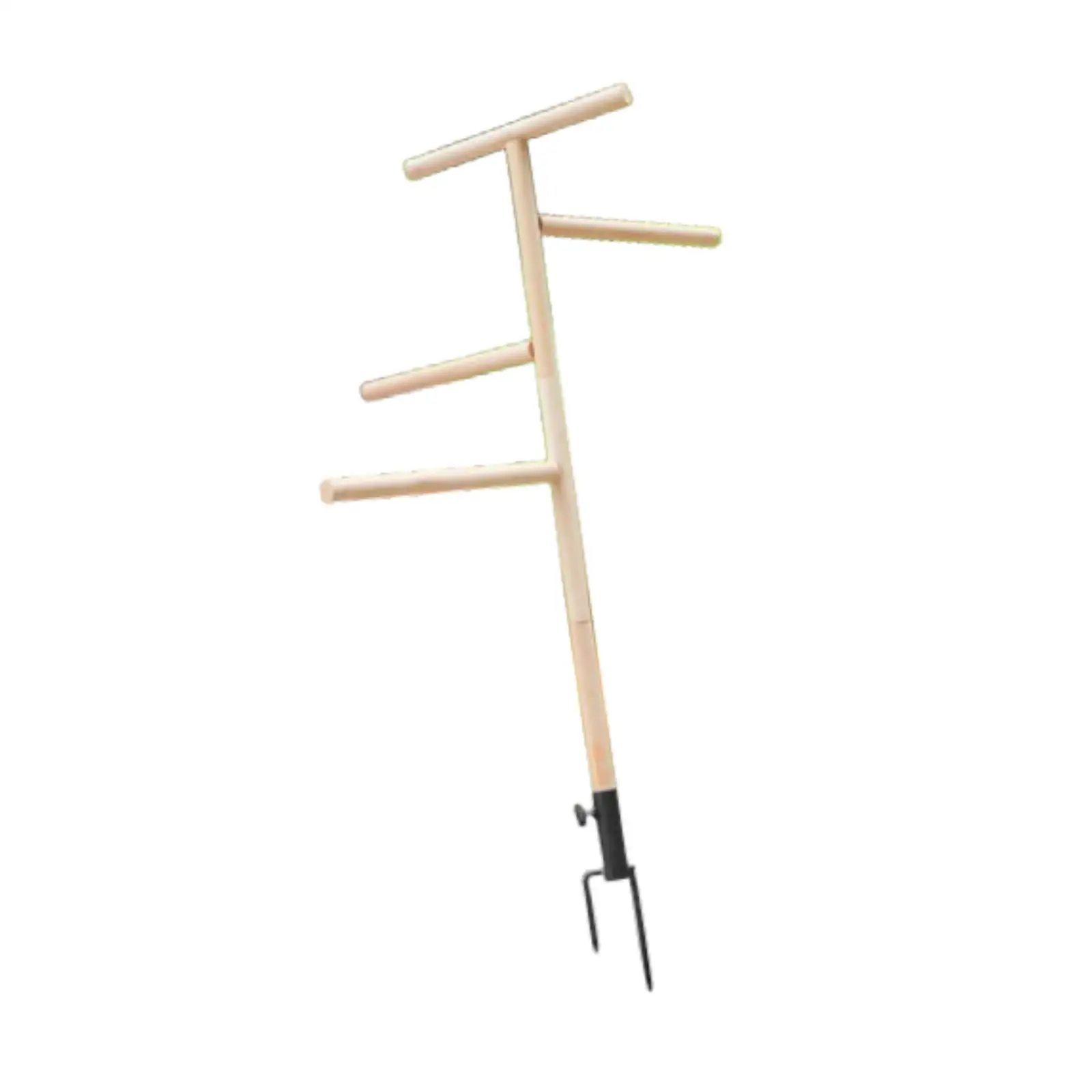 Chicken Roosting Perch Toy Outdoor Poultry Playground Ladder Wood Stand for Birds Parrots Coop Use