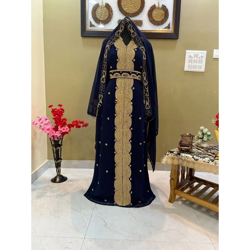 

Sale New Royal Blue Islamic Modern and Elegant Dubai Moroccan India & Pakistan Clothing