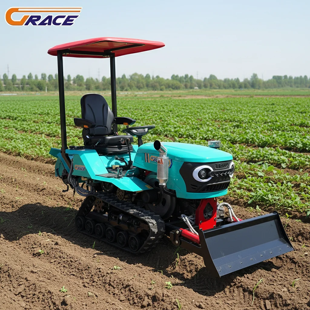 Customized 4WD Small Tractor Multifunction Farm Tractor with Stable Performance