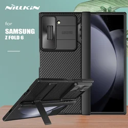 Nillkin for Samsung Galaxy Z Fold 6 5G Case Camshield Fold Cases Slide Camera with Stand Anti-Fingerprint Protection Cover