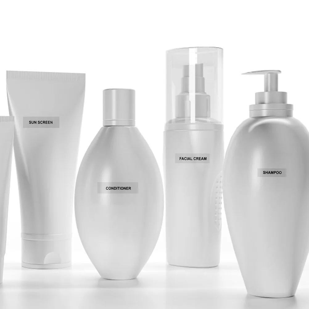 20pcs 20 Sheets Skin Care Labels Clear Sub-Bottle Stickers For Cosmetics Organization Travel Toiletry Bottle Label Self-Adhesive