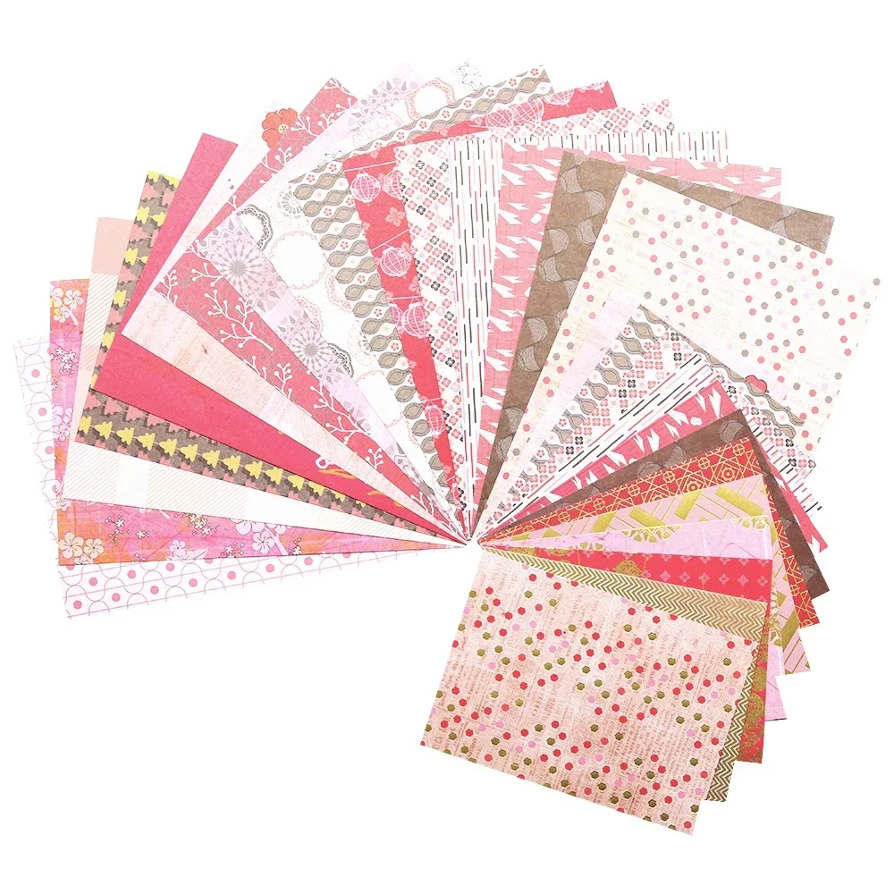 Kreatives Papier 6*4 Zoll mit Blumenmuster für Journaling und Scrapbooking A5 A6 Vintage Blumendesign Scrapbook Hintergrundpapiere – Detail 8