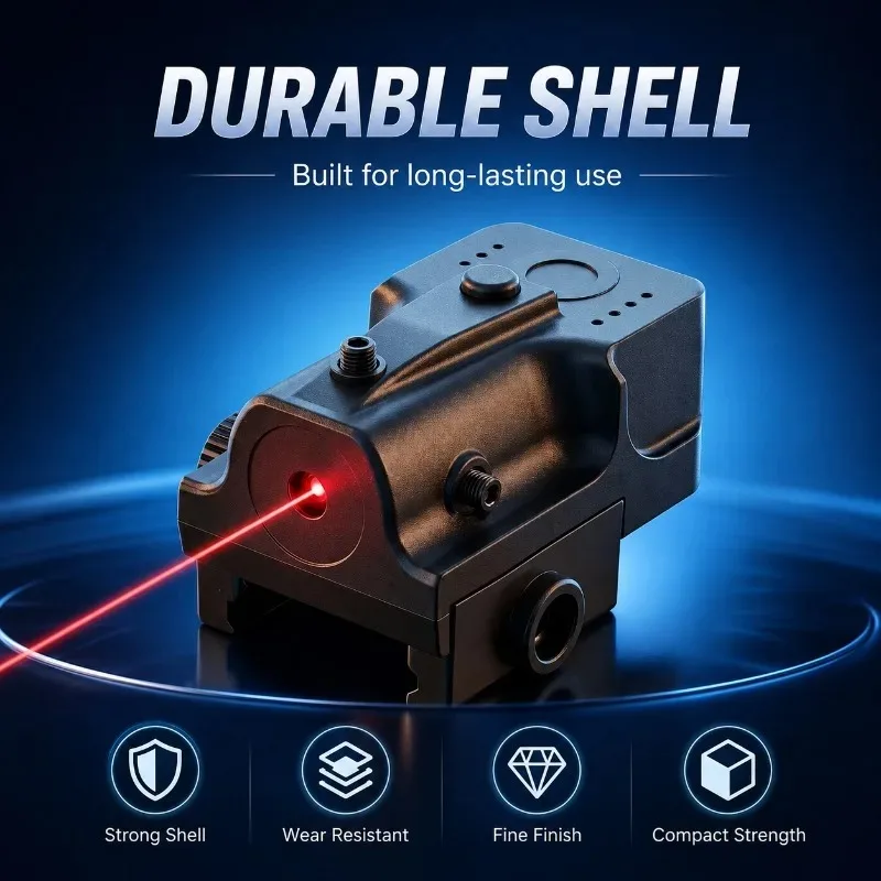 Vibration‑Resistant Alloy Indicator Part, Fine‑Tunable Red‑Light Module for Hobby Scene Assembly & Display
