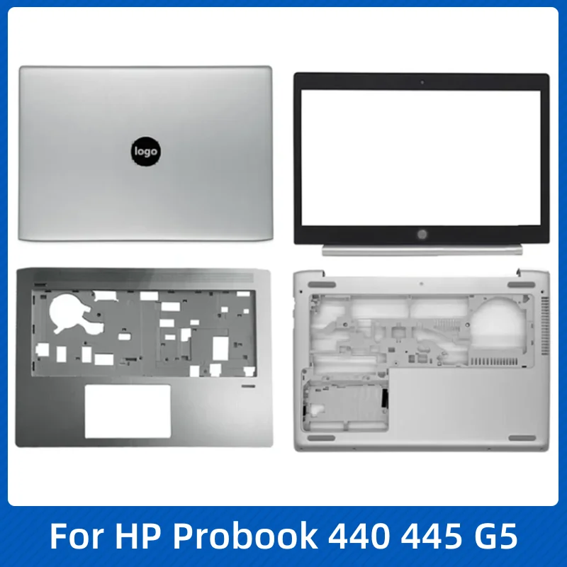 New Laptop Case For HP Probook 440 G5 445 G5 zhan 66 G1 X8B HSN-Q04C LCD Back Cover Front Bezel Palmrest Bottom Case Touchpad