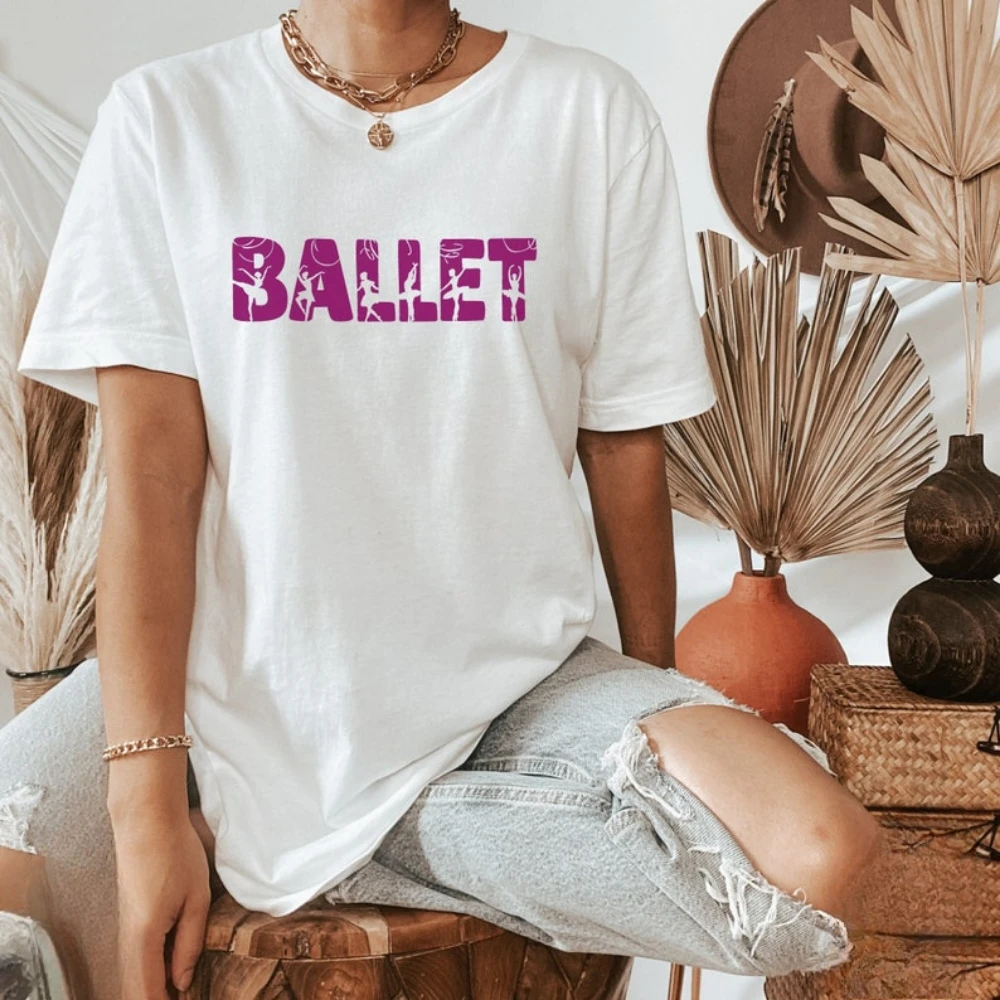 Camisa de Ballet, camisa de baile, bailarina, latido del corazón, regalo de bailarina, entrenador de baile, regalo de fiesta de Ballet para bailarina, Camisetas transpirables
