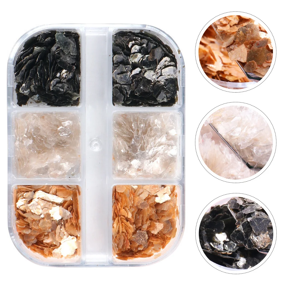 

Shiny Mica Slice Art Decor For Diy Manicure Salon Use Nail Sequin Ornament Mica Flakes For Nails Diy Nail Art Materials