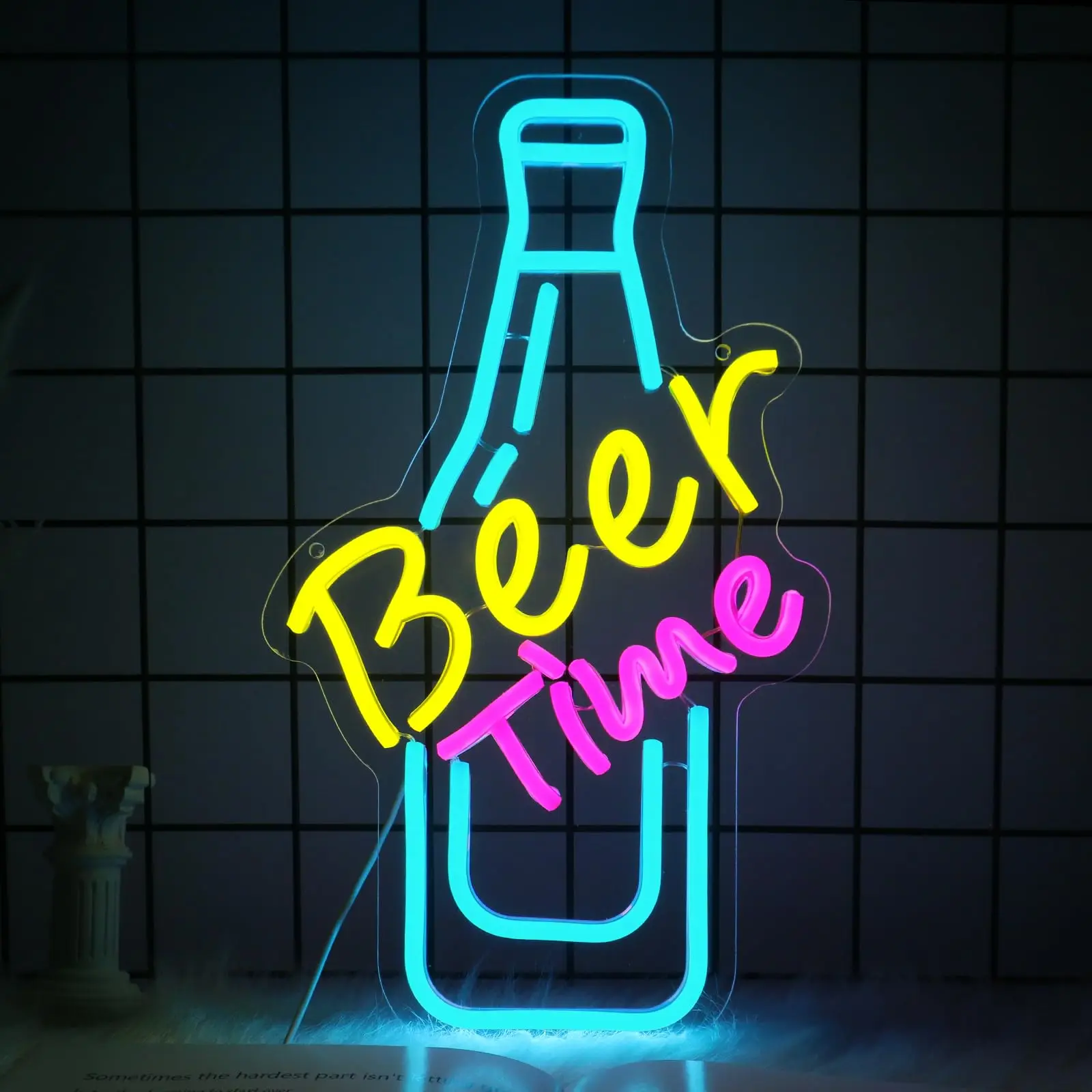 

Неоновая вывеска «Время пива» для декора стен 5 В с питанием от USB, светодиодная неоновая вывеска для пива для мужского пещерного клуба, паба, домашней вечеринки, отеля, ресторана