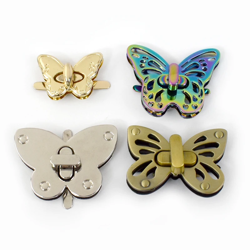 2/3/5Pcs Deepeel Metal Turn Twist Lock Clasp Handbag Purse Decorative Locks Buckles Leather Craft Bag Clasps Hardware Accessory
