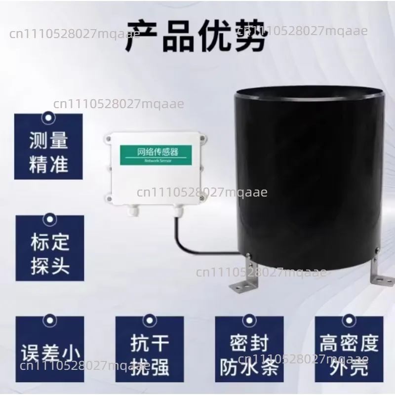 Rain Gauge Sensor Tipping Bucket Electronic Rain Gauge 485 Pulse Meteorological Monitoring Recorder