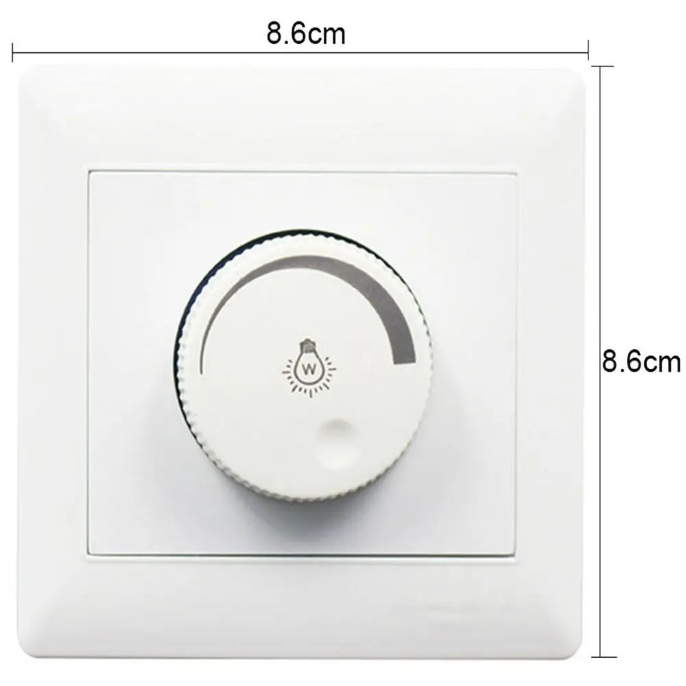 

New 220V Light Dimmer Switch Adjustable Brightness Controller For Filament Lamp