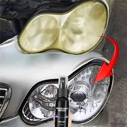 Car Headlight Restoration Polishing Headlamp Scratch Remover Repair Cleaning Paste Remove Oxidation Headlight Polish Liquid