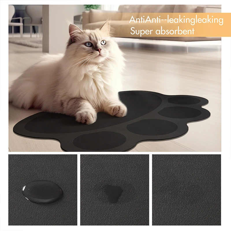 Pet Placemat anti-splash feeding Dog Food bowl Mat Cat meal Pad non-slip waterproof floor Placemat Easy to Clean cat Pet Supplie