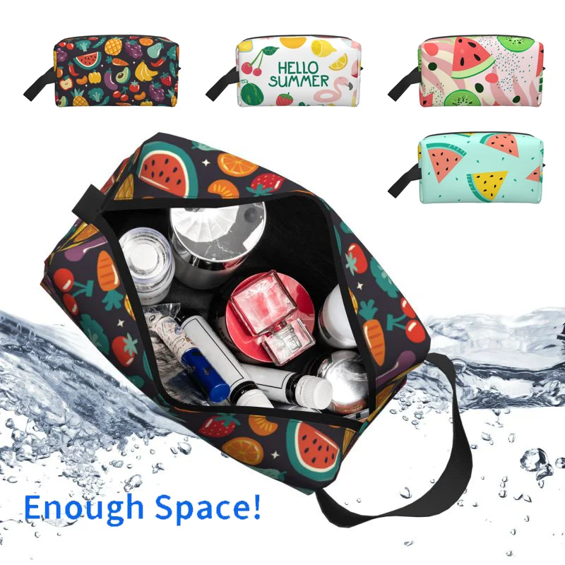 

Art Design Print Large Capacity Cosmetic Bag Skincare and Bathing Storage Bag Portable Travel Toiletry Bag Waterproof Makeup Bag