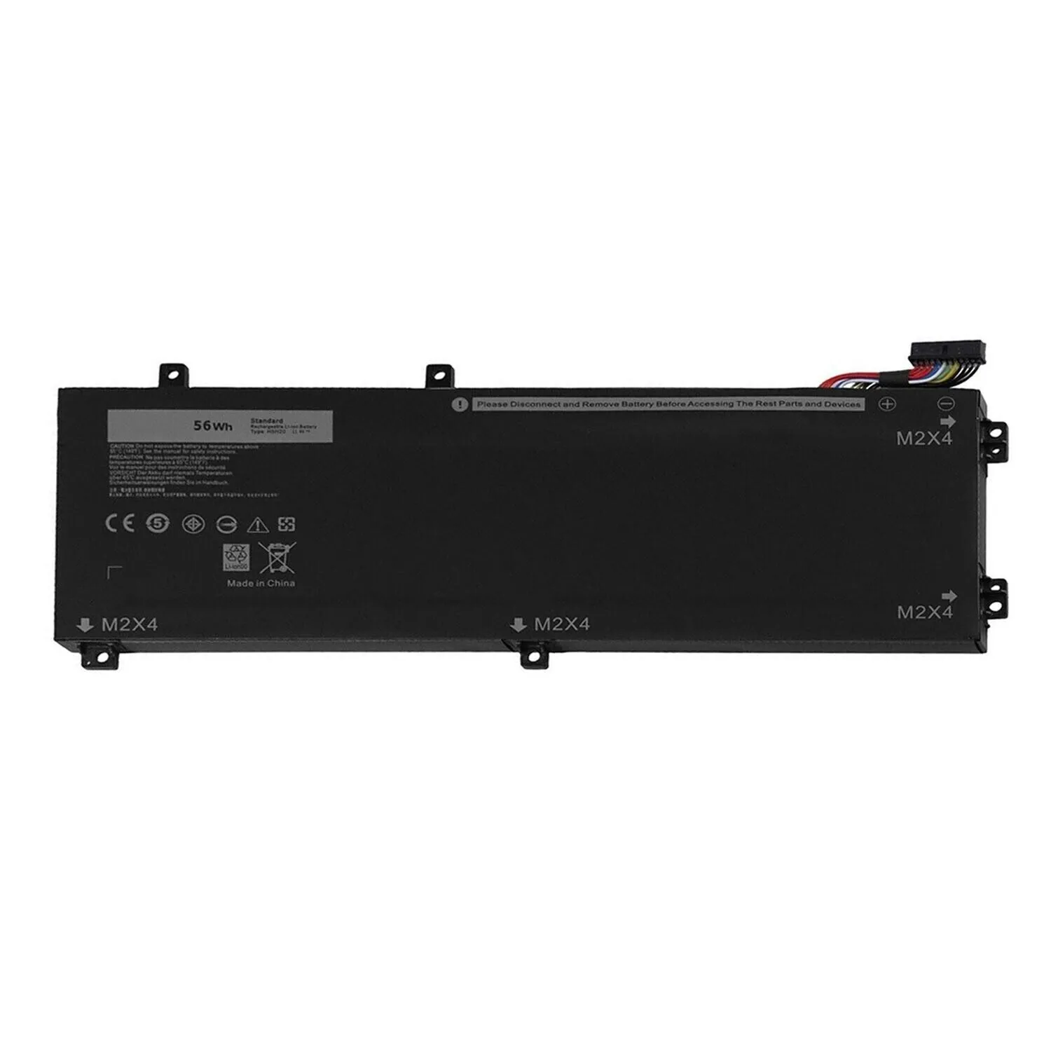 

6GTPY H5H20 аккумулятор для ноутбука DELL XPS 15 9570 9560 7590 для ноутбука серии DELL Precision 5520 5530, 11,4 В 56 Втч