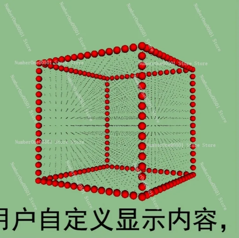 3D16MINI 16X16X16 LED Cube Kit DIY Electronics Custom Animation