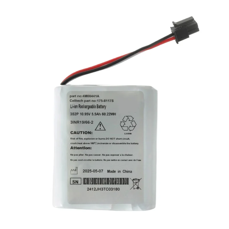 Brand New 4M00441A 175-8117S 10.95V 5500mAh Medical Battery for GE Moniteur Carescape Dinamap VC150, M2844,5835030,5923790