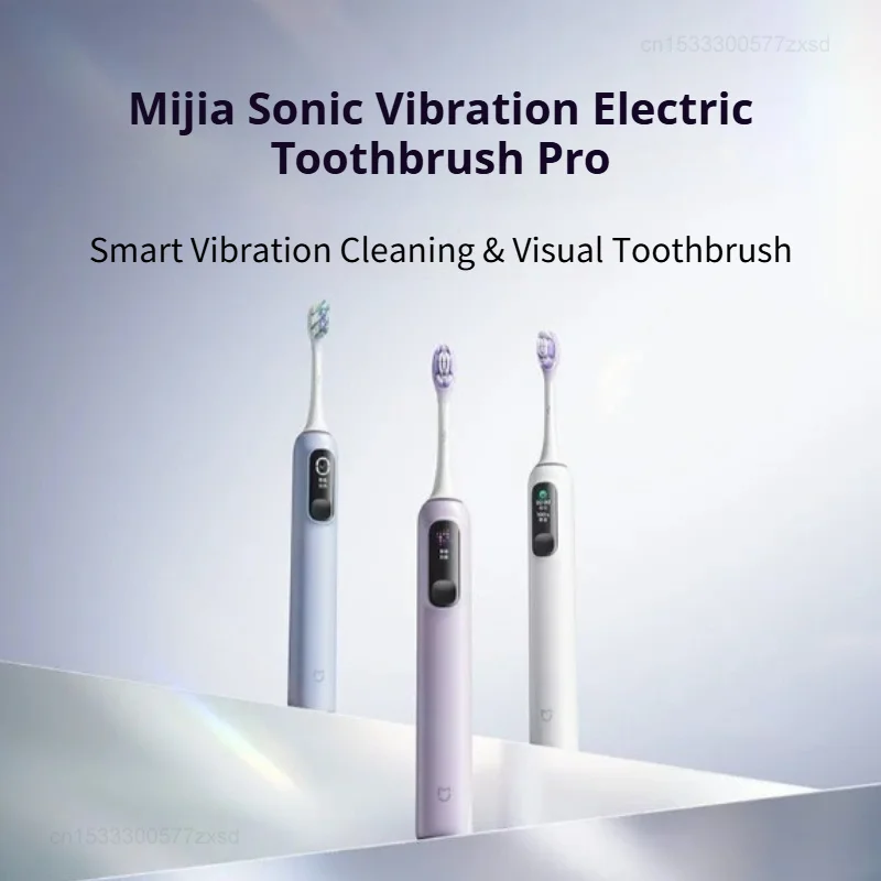 XIAOMI Sonic Vibration Electric Toothbrush Pro, Smart 4 Modes, Long Battery Life, IPX8 Waterproof, LED Screen & Travel Lock