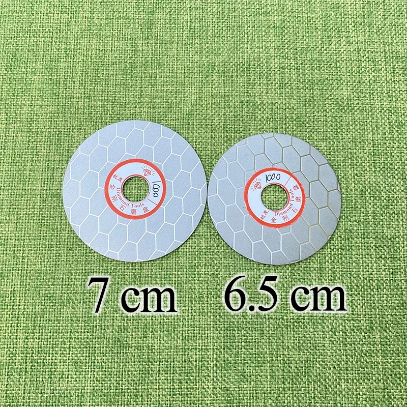 1/2PCS 65/70mm Diamond Grinding Disc Emery  Disc Polished Jade Peeling Glass Edge Grinding Knife Grinding Tools Knife Sharpener