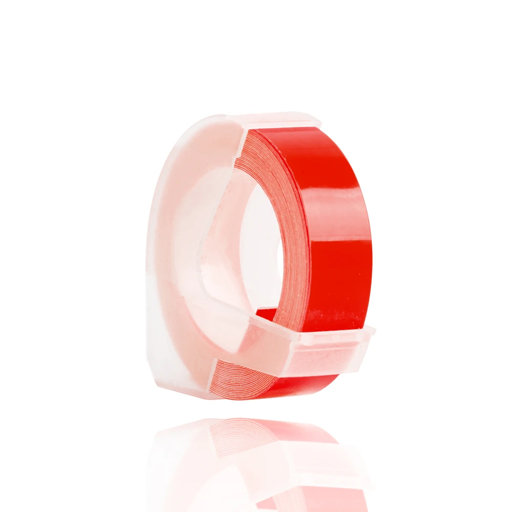 1 Roll Basic Colors Refill Tapes for Motex Embossing Label Maker MOTEX 1540B E505 Typewriter - 12mm x 3mtrs
