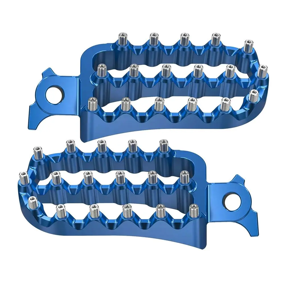

1 Pair Blue Wide Forged Foot Pegs Footrest Pedal Fit for Yamaha Tenere700 XTZ 700 Rally Edition 2020 2021 2022 2023 2024