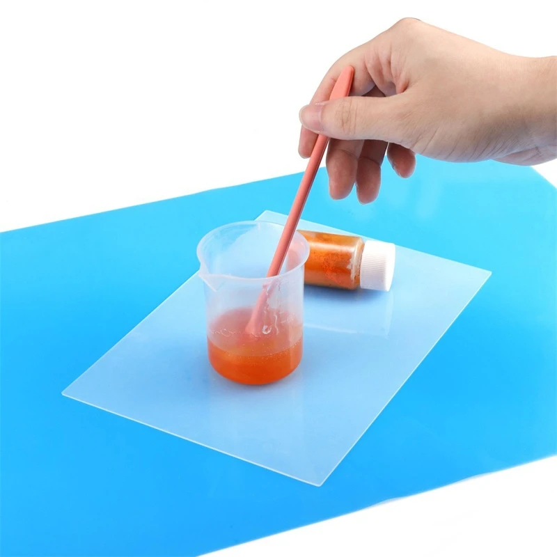 Silicone Stir Sticks for Resin Epoxy Mold Reusable Shaker Handle Resin Accessory for Making DIY Craft Round Stirring Rod